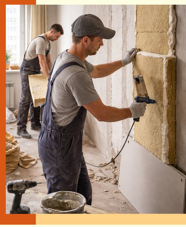 Утепление стен изнутри в Королёве — качественно и эффективно