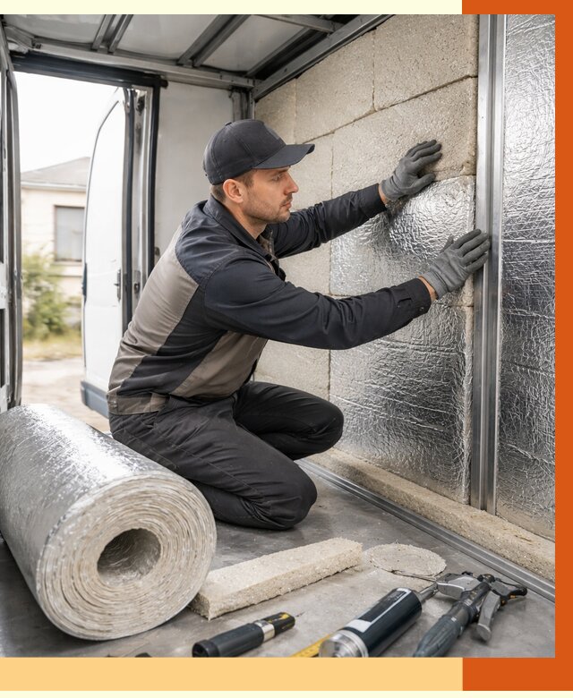 Утепление фургона рефрижератора в Королёве от 12996 руб./м² под ключ | ТепломастерКор